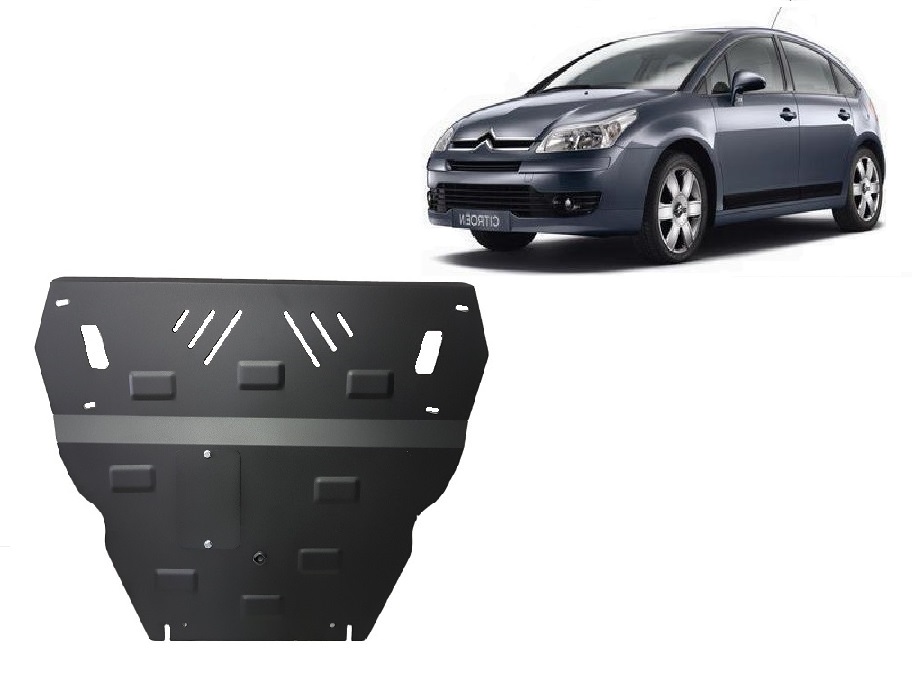 Citroen C4 (2004-2008) Engine, Gearbox, Radiator Skid Plate - 2 mm Steel