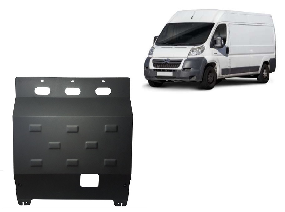 Citroen Jumper (2006-2016) Engine, Gearbox, Radiator Skid Plate - 2.5 mm Steel