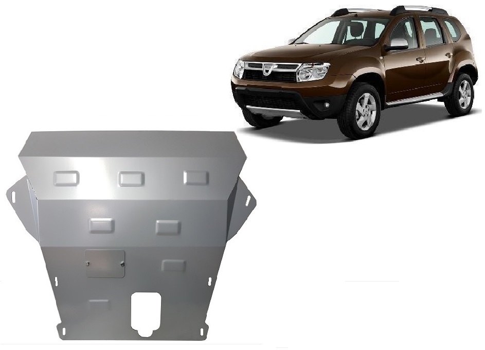 Dacia Duster 2,5 mm (2010-2017) Engine, Front Bumper, Gearbox, Radiator Skid Plate - 2.5 mm Steel