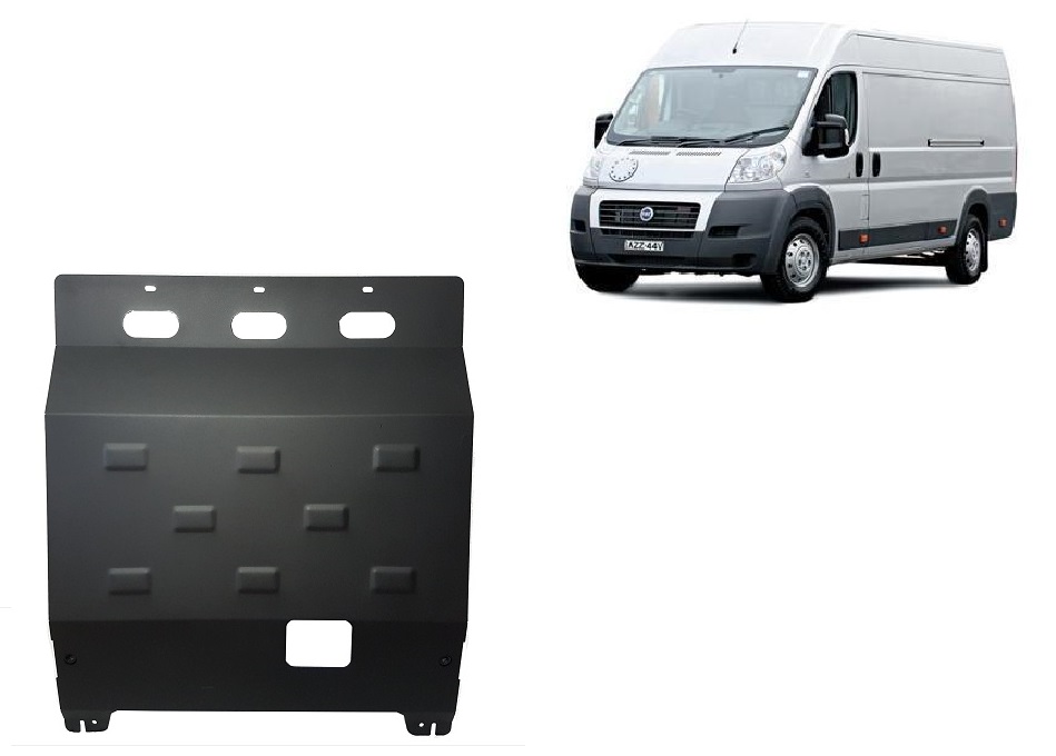 Fiat Ducato (2006-2016) Engine, Gearbox, Radiator Skid Plate - 2.5 mm Steel