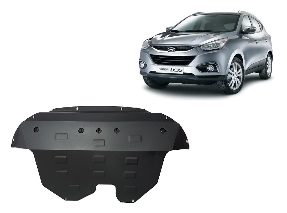 Hyundai IX35 (2009-2015) Engine, Gearbox Skid Plate - 2 mm Steel