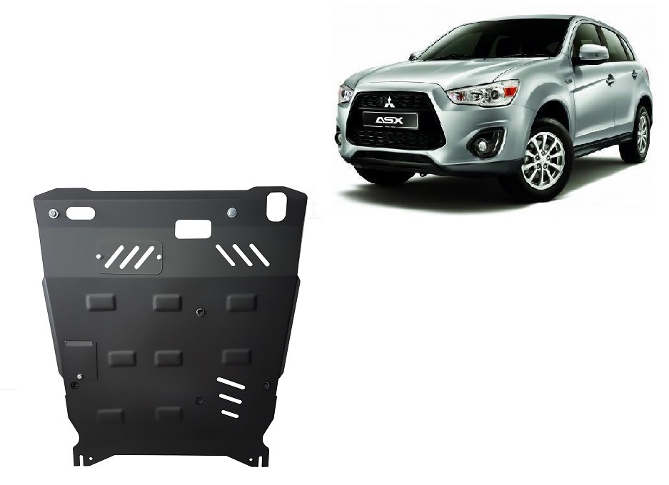 Mitsubishi ASX (2010-2022) Engine, Gearbox Skid Plate - 2 mm Steel