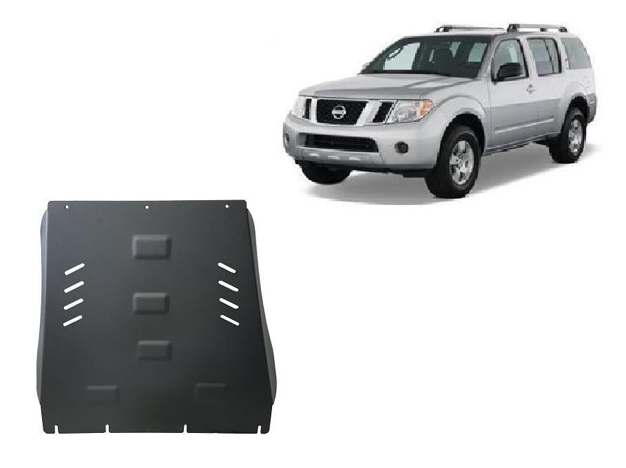 Nissan Pathfinder (2005-2015) Gearbox, Transfer Case Skid Plate - 3 mm Steel