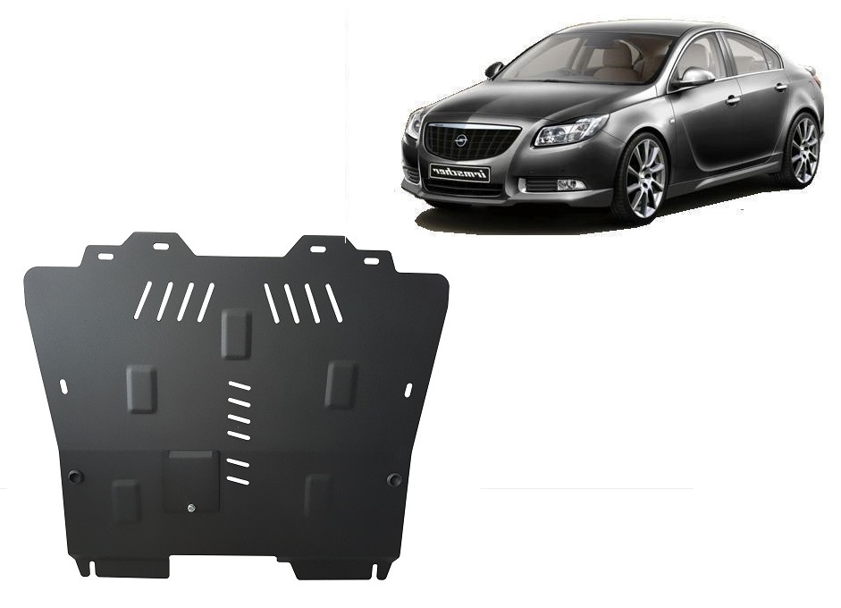 Opel Insignia (2009-2017) Engine, Gearbox, Radiator Skid Plate - 2 mm Steel