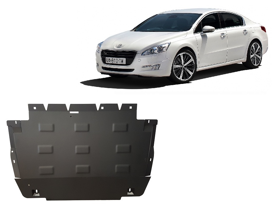Peugeot 508 (2010-2018) Engine, Gearbox, Radiator Skid Plate - 2 mm Steel
