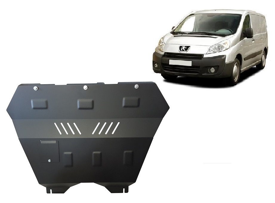 Peugeot Expert (2006-2016) Engine, Gearbox, Radiator Skid Plate - 2 mm Steel