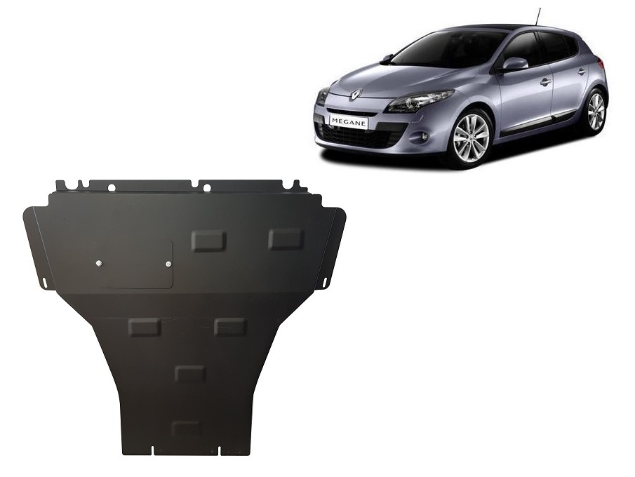 Renault Megane 3 (2008-2017) Engine, Gearbox Skid Plate - 2 mm Steel