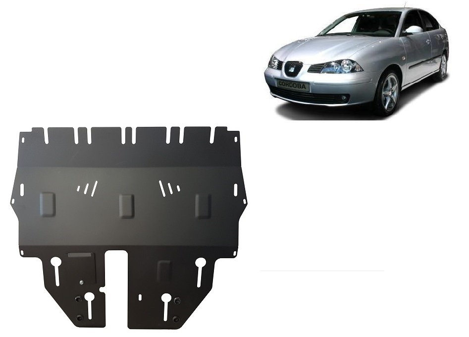 Seat Cordoba (2002-2010) Engine, Front Bumper, Gearbox, Radiator Skid Plate - 2 mm Steel