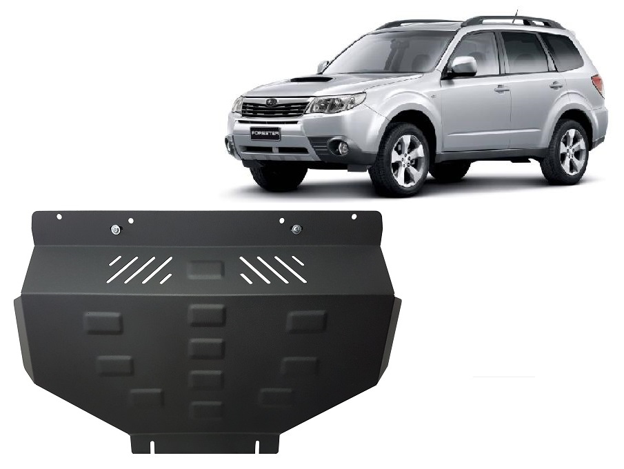Subaru Forester 3 (2008-2013) Engine, Radiator Skid Plate - 2 mm Steel
