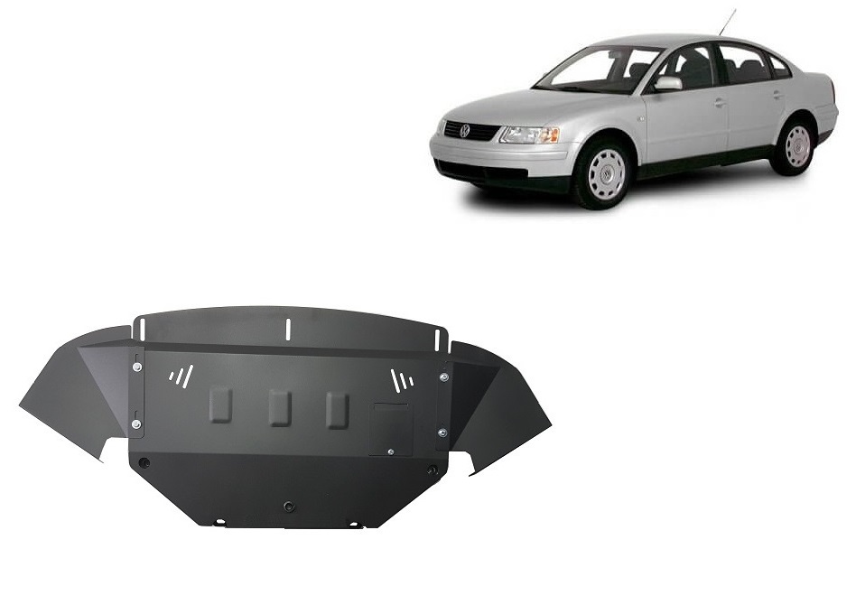 VW Passat B5 2.5 TDI V6 (1997-2000) Engine Skid Plate - 2 mm Steel