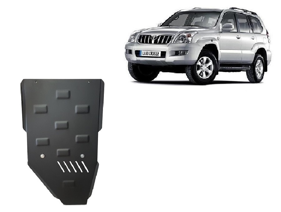 Toyota Land Cruiser J120 (2002-2009) Gearbox Skid Plate - 2 mm Steel