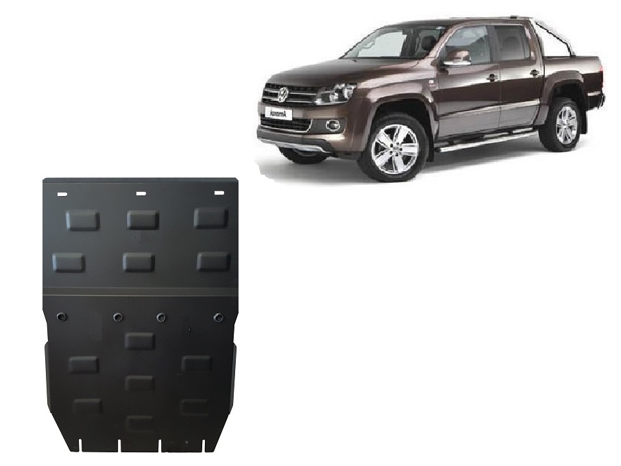 Volkswagen Amarok (2010-2022) Engine Skid Plate - 3 mm Steel