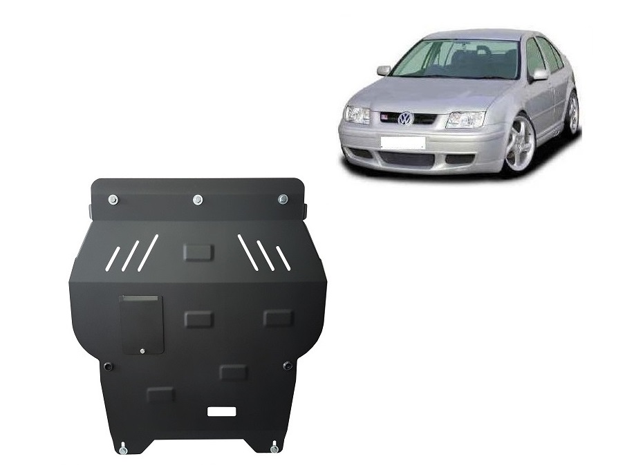 VW Bora (1998-2006) Engine, Gearbox Skid Plate - 2 mm Steel