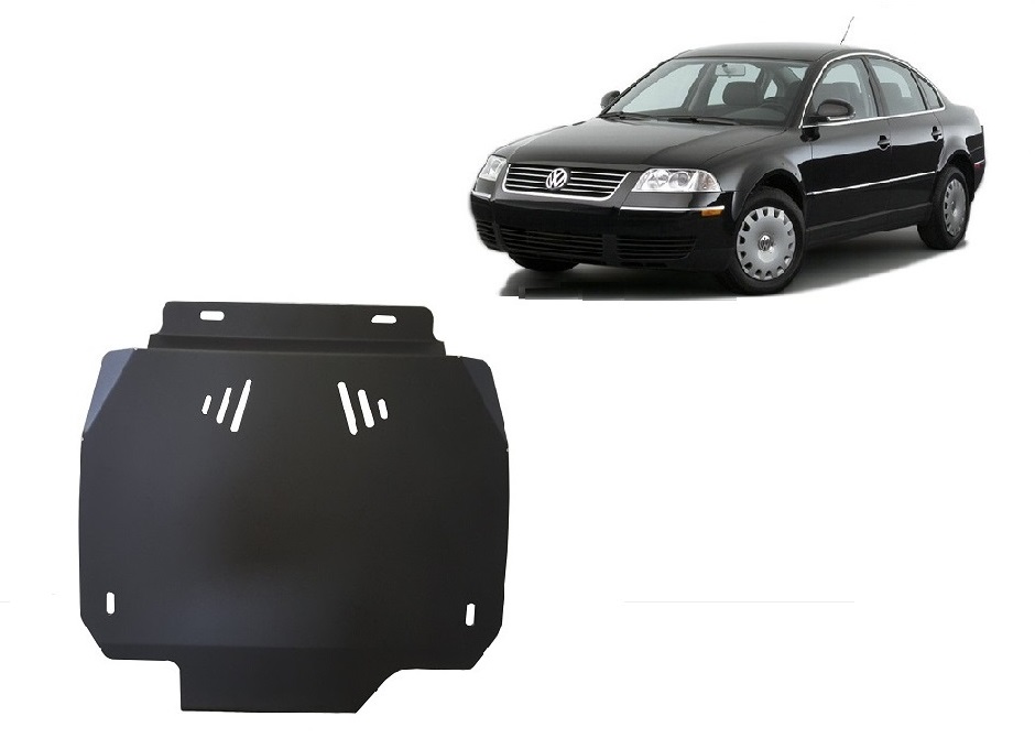 VW Passat B5, B5.5 (1997-2005) Automatic Gearbox Skid Plate - 2 mm Steel