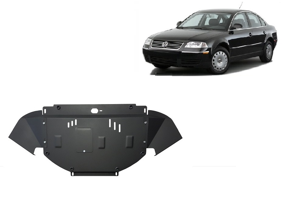 VW Passat B5.5 (2001-2005) Engine Skid Plate - 2 mm Steel