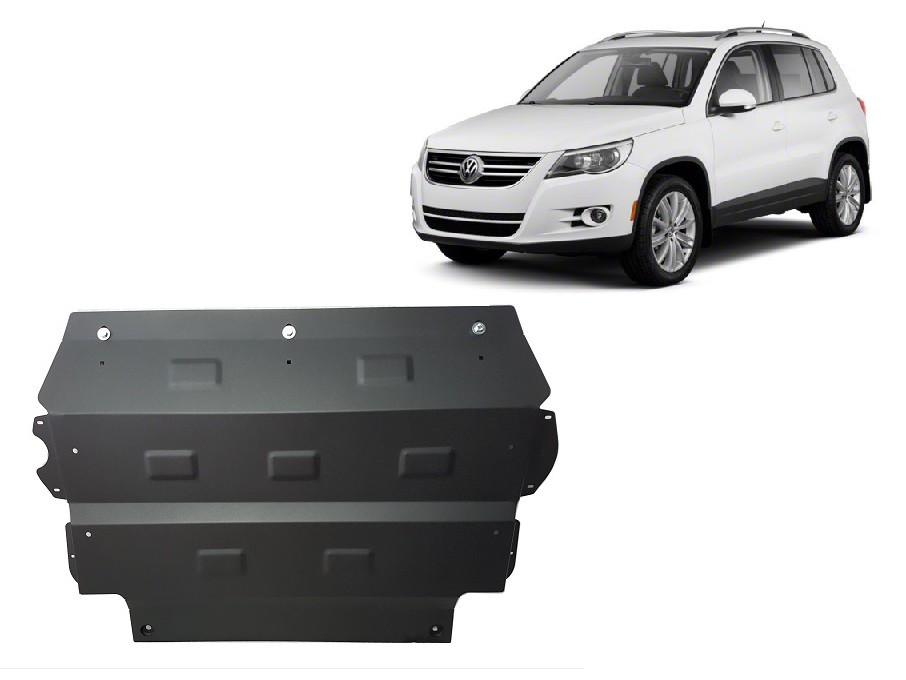VW Tiguan (2008-2015) Engine, Gearbox Skid Plate - 2 mm Steel