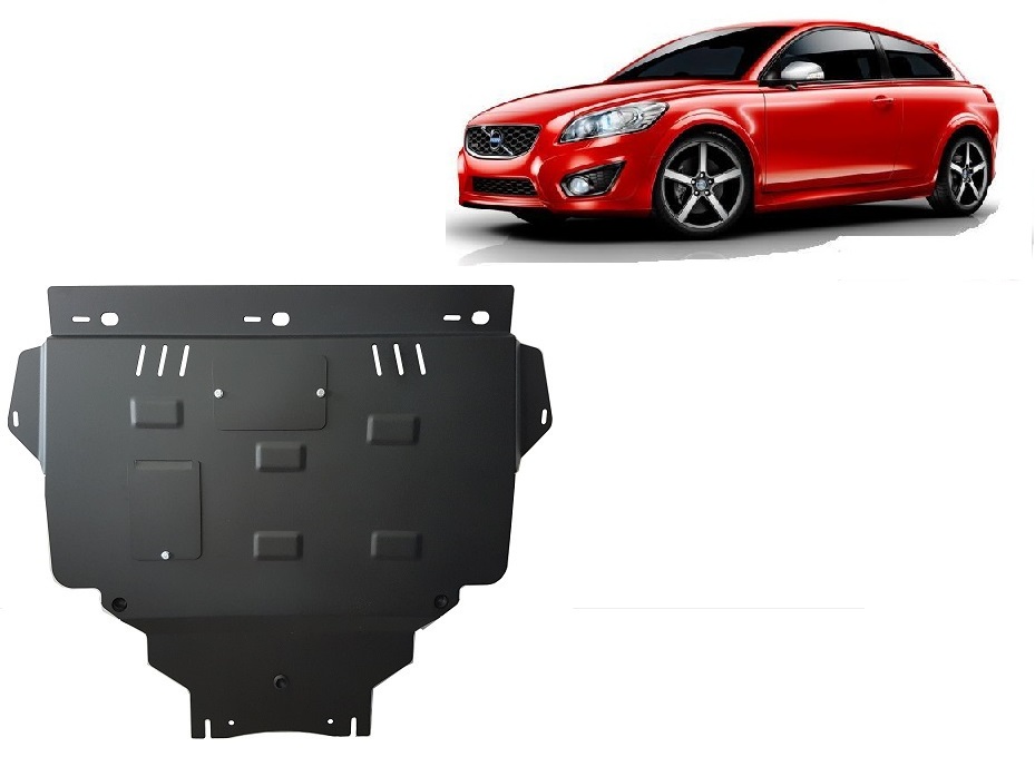Volvo C30 (2006-2013) Engine, Gearbox, Radiator Skid Plate - 2 mm Steel
