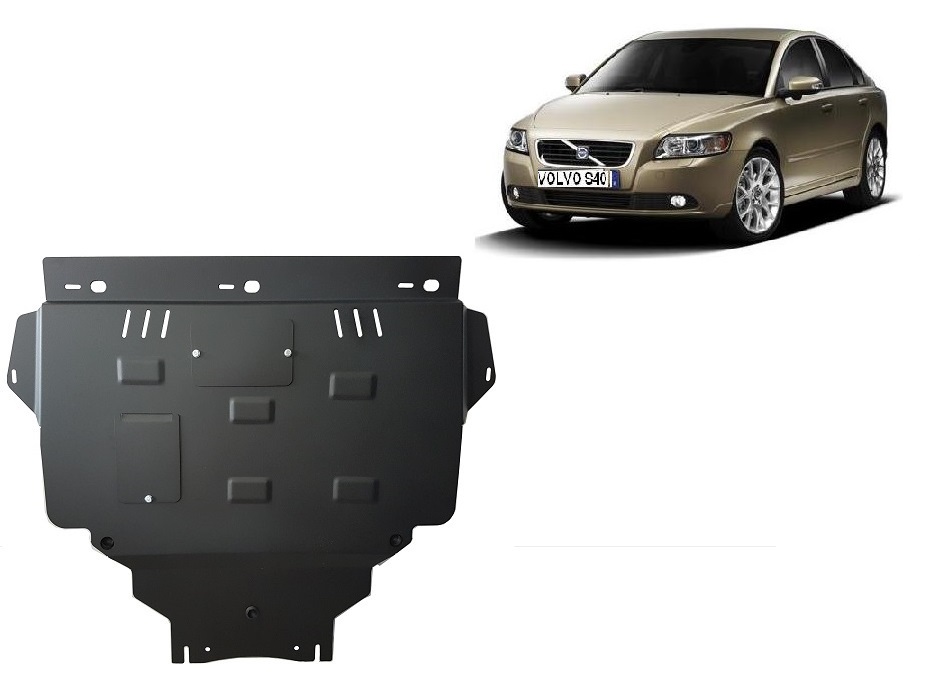 Volvo S40 (2004-2012) Engine, Gearbox, Radiator Skid Plate - 2 mm Steel