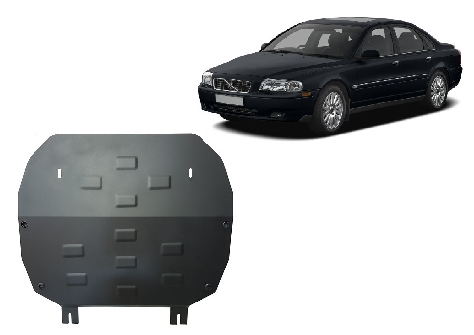 Volvo S80 (1998-2006) Engine, Gearbox, Radiator Skid Plate - 2 mm Steel
