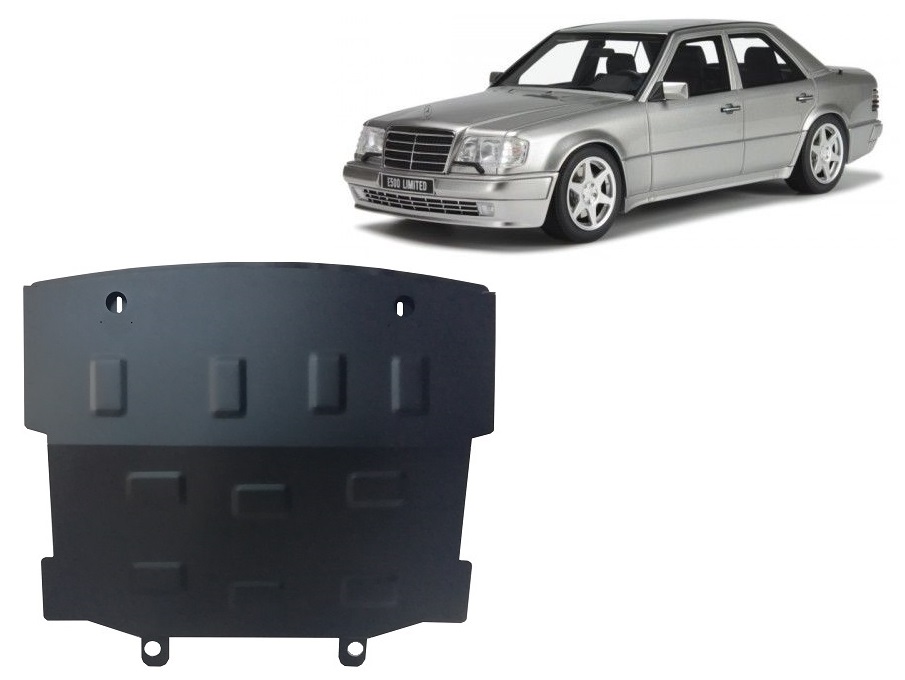 Mercedes E-Class W124 (1993-1997) Engine, Radiator Skid Plate - 2 mm Steel