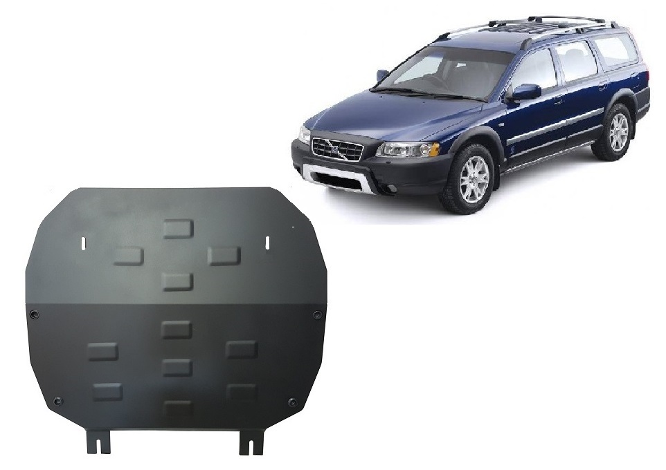 Volvo XC70 Cross Country (1997-2007) Engine, Gearbox Skid Plate - 2 mm Steel