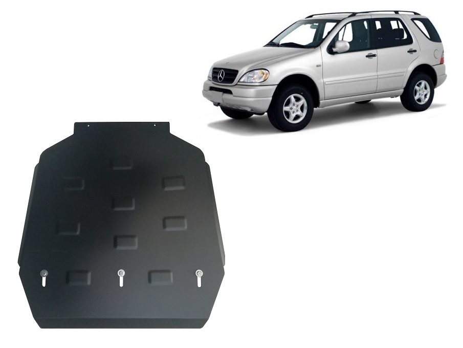 Mercedes ML W163 (1998-2005) Gearbox Skid Plate - 3 mm Steel