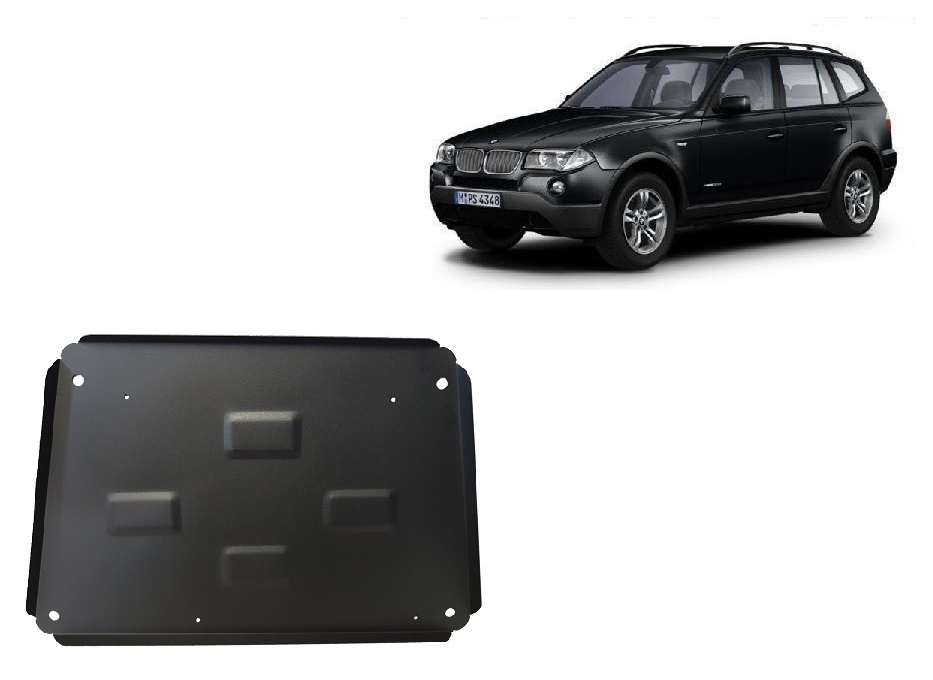 BMW X3 E83 (2003-2010) Engine Skid Plate - 2 mm Steel