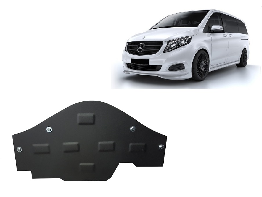 Mercedes Viano W447, 4x2, 1.6 D (2014-2026) Stop&Go System / EGR Skid Plate - 2 mm Steel
