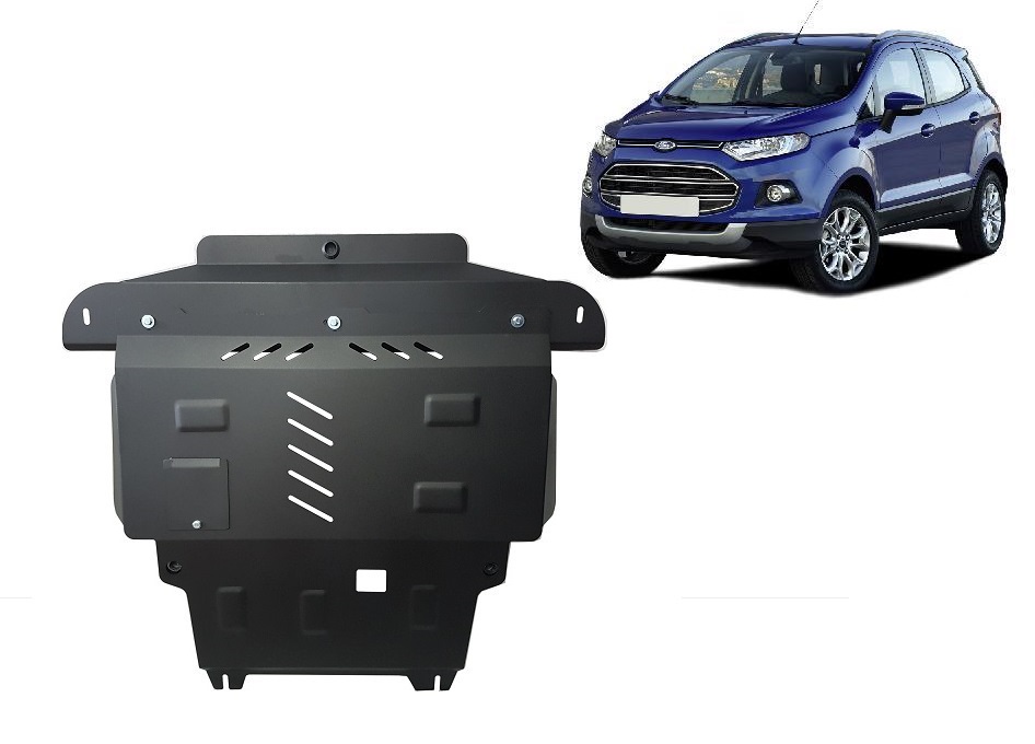 Ford EcoSport (2011-2017) Engine, Front Bumper, Gearbox, Radiator Skid Plate - 2 mm Steel