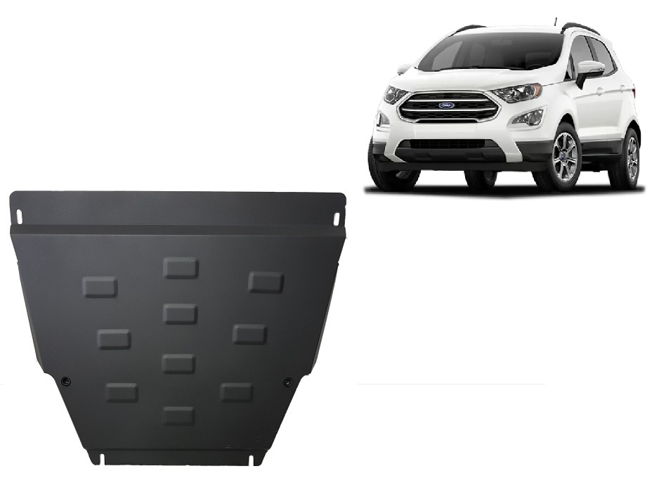 Ford EcoSport (2017-2026) Engine, Gearbox, Radiator Skid Plate - 2 mm Steel