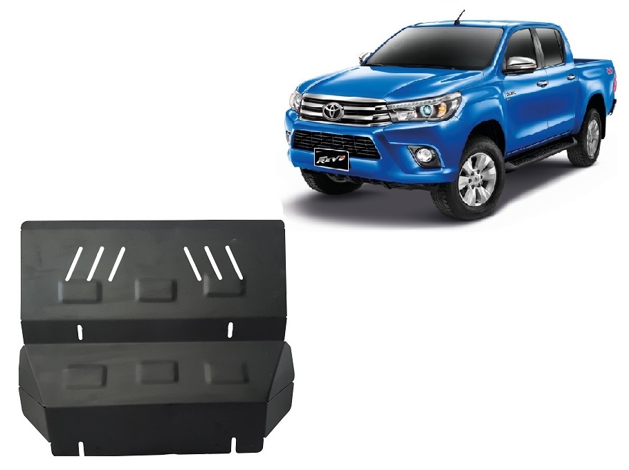 Toyota Hilux Revo (2016-2026) Radiator Skid Plate - 3 mm Steel