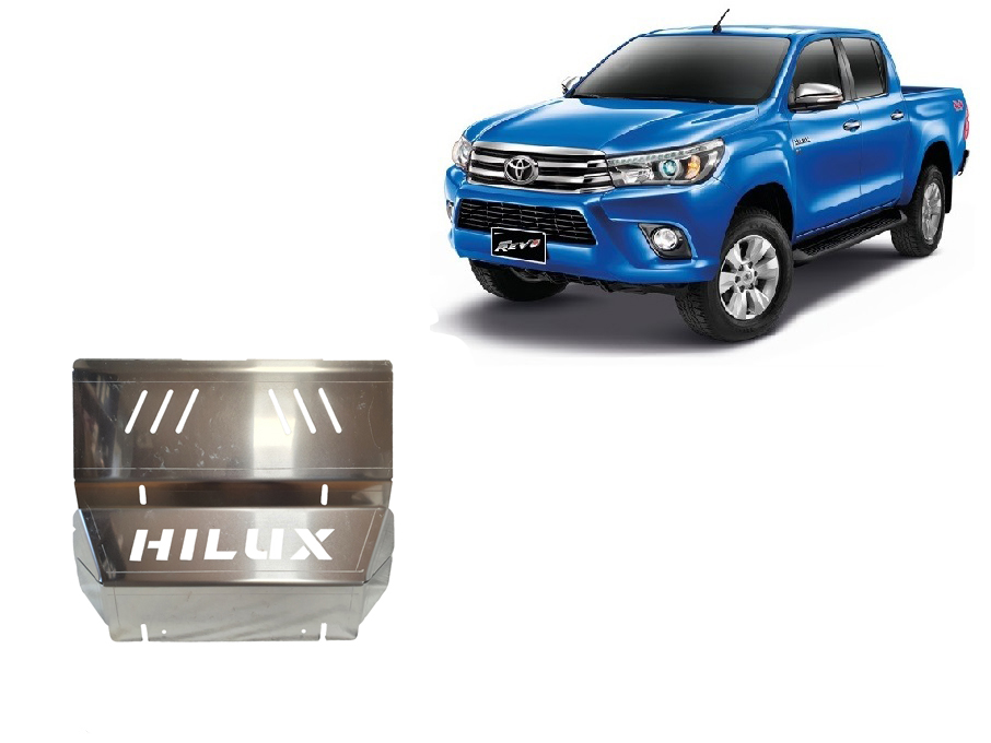 Toyota Hilux Revo (2016-2026) Radiator Skid Plate - 4 mm Aluminum
