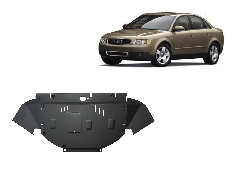 Audi A4 B6 2.5 TDI V6 (2000-2005) Engine, Front Bumper, Radiator Skid Plate – 2 mm Steel