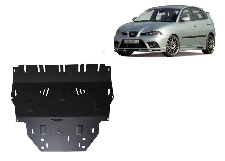 Seat Ibiza Diesel (2002-2017) Engine, Gearbox, Radiator Skid Plate - Steel