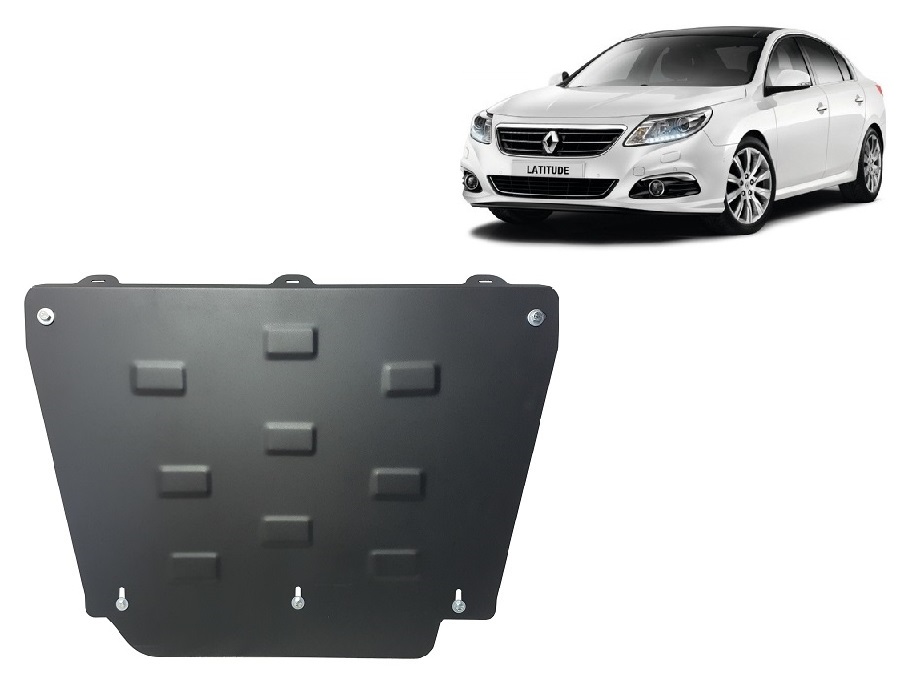Renault Latitude (2010-2015) Engine, Gearbox, Radiator Skid Plate - 2 mm Steel