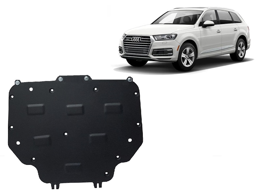 Audi Q7 (2015-2026) Gearbox Skid Plate - 2 mm Steel
