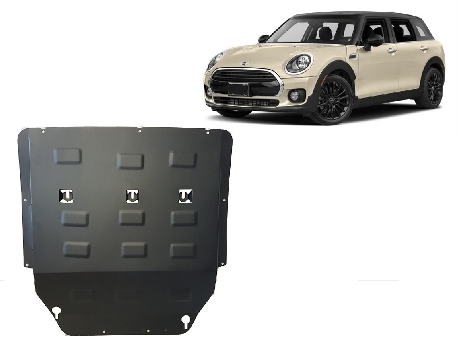 Mini Clubman (2016-2026) Engine, Gearbox, Radiator Skid Plate - 2 mm Steel