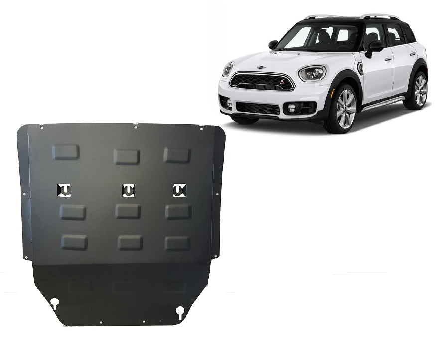 Mini Cooper F55 / 56 (2014-2026) Engine, Gearbox, Radiator Skid Plate - 2 mm Steel