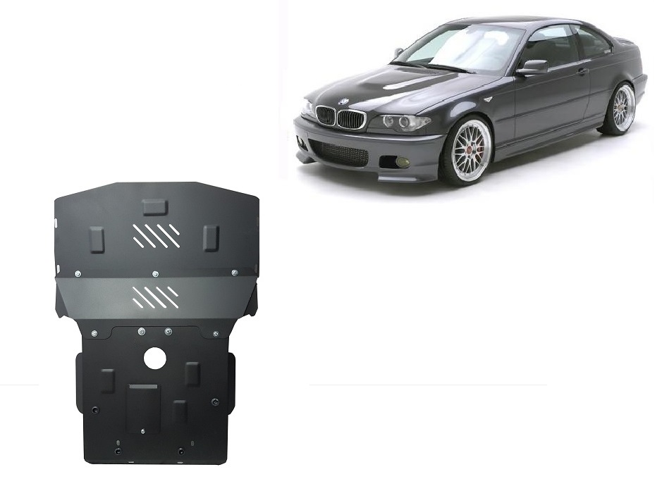 BMW Series 3 E46 - Diesel (1998-2005) Engine, Front Bumper, Radiator Skid Plate - 2 mm Steel