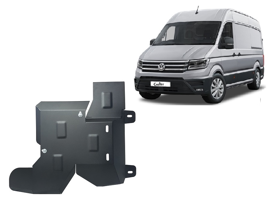Volkswagen Crafter / 18 L (2017-2026) AdBlue Tank Skid Plate - 2 mm Steel