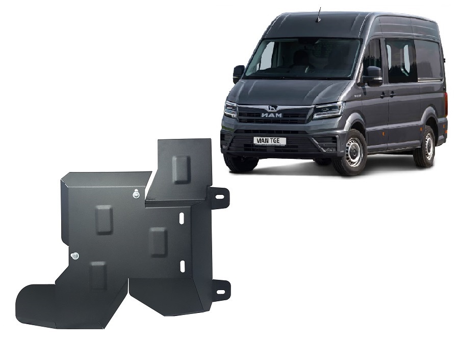 Man TGE / 18 L (2017-2020) AdBlue Tank Skid Plate - 2 mm Steel