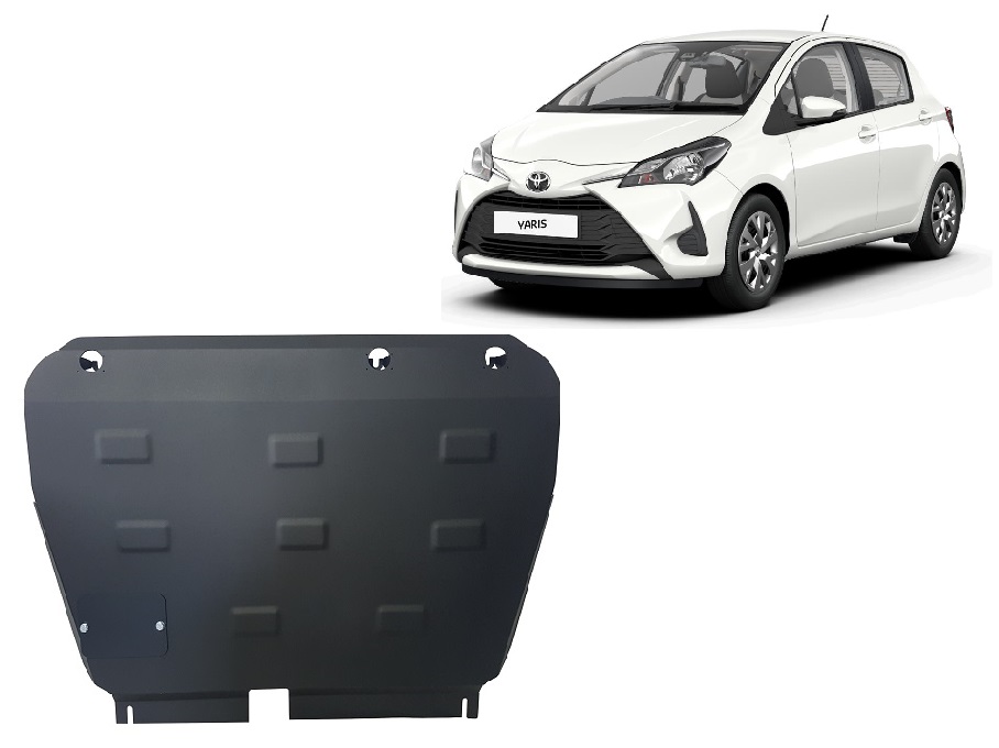 Toyota Yaris XP150 (2013-2021) Engine, Gearbox, Radiator Skid Plate - 2 mm Steel
