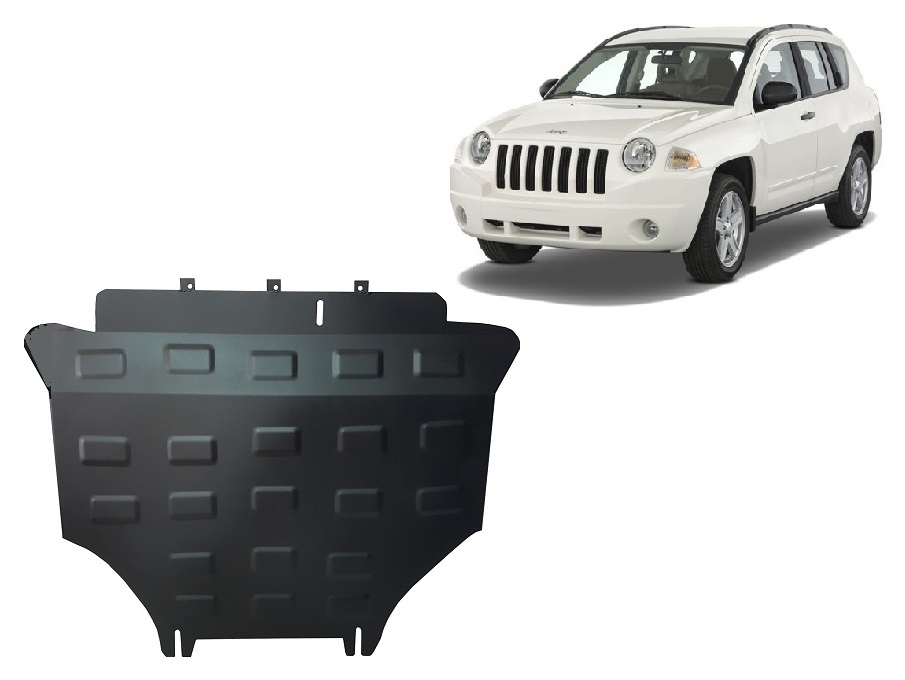 Jeep Compass (2006-2016) Engine, Gearbox Skid Plate - 2 mm Steel