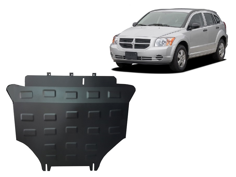 Dodge Caliber (2006-2016) Engine, Front Bumper, Radiator Skid Plate - 2 mm Steel