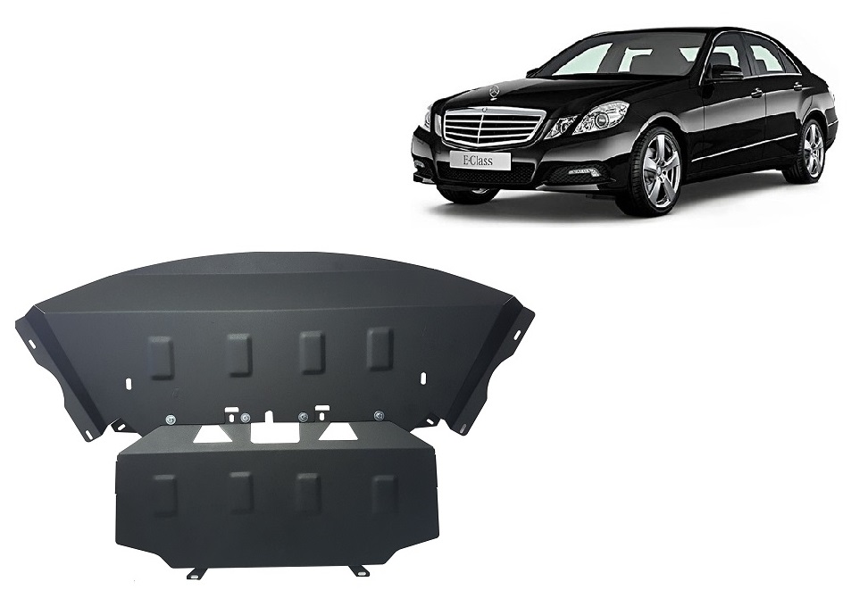 Mercedes E-Class W212 (2009-2016) Engine, Front Bumper, Radiator Skid Plate - 2 mm Steel