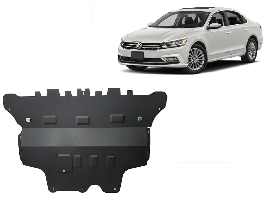VW Passat Alltrack (2015-2026) Manual Gearbox Skid Plate - 2 mm Steel