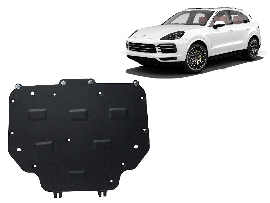 Porsche Cayenne (2018-2026) Gearbox Skid Plate - 2 mm Steel