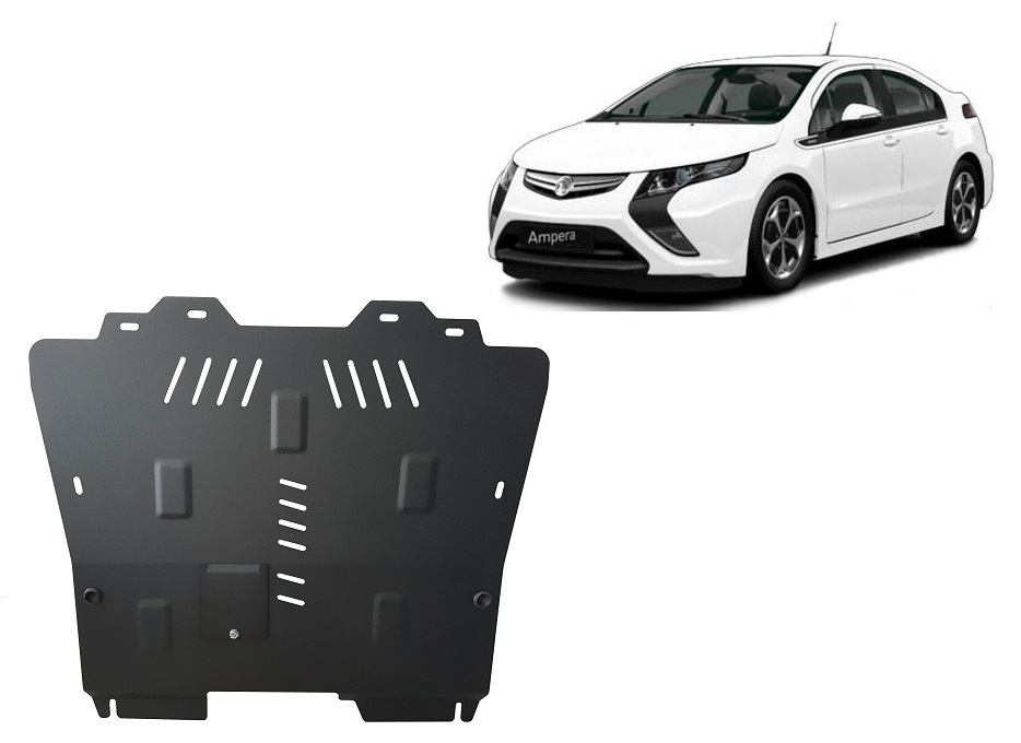 Opel Ampera (2011-2019) Engine, Gearbox, Radiator Skid Plate - 2 mm Steel