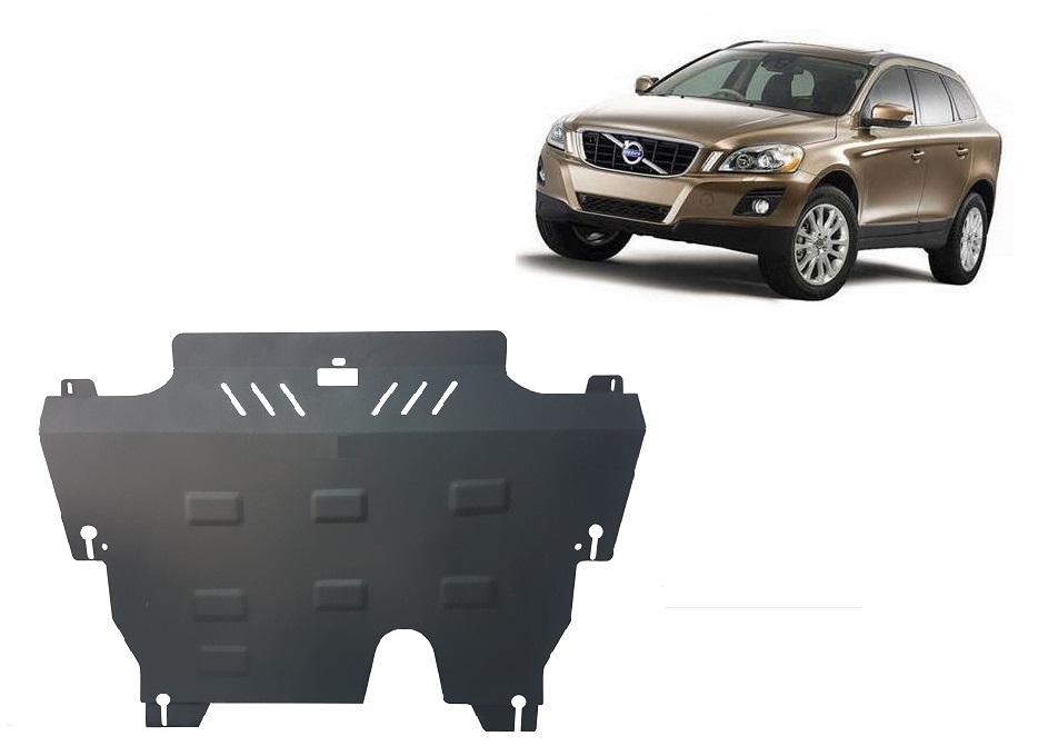 Volvo XC60 (2010-2017) Engine, Gearbox, Radiator Skid Plate - 2 mm Steel