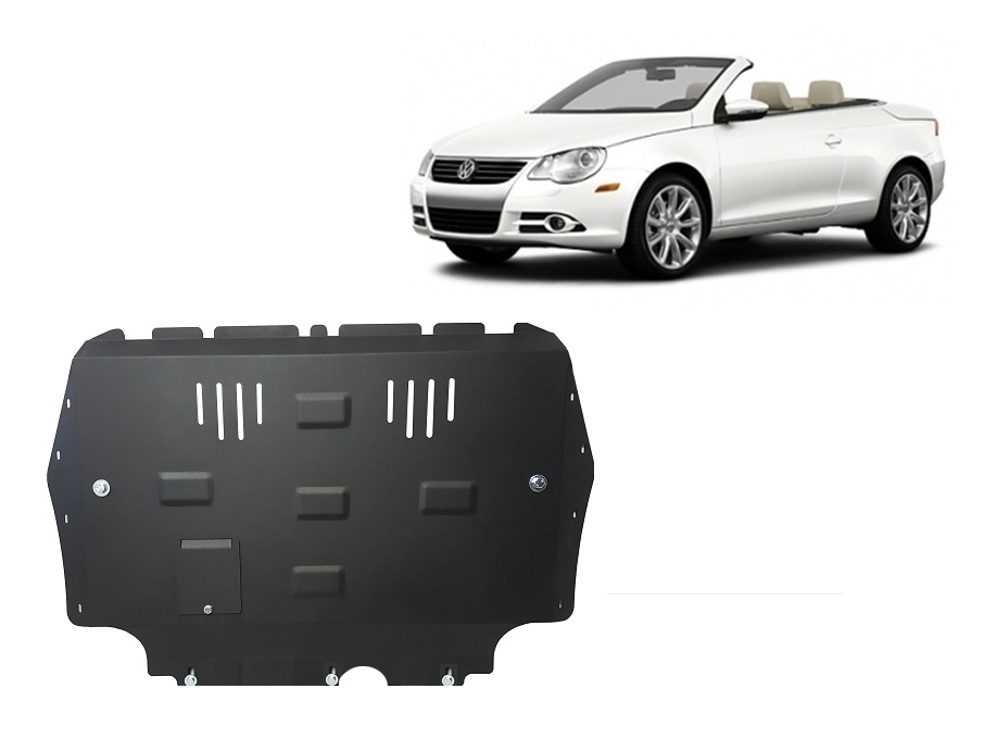 VW Eos (2006-2015) Engine, Gearbox Skid Plate - 2 mm Steel